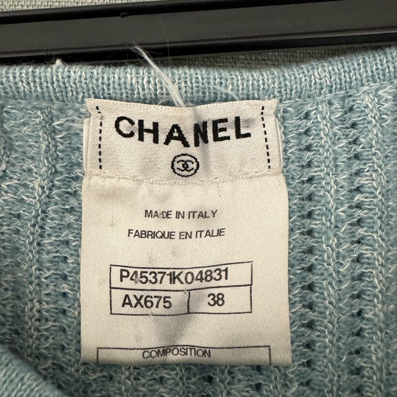 CHANEL cruise 2013 cashmere linen dress - Picture 6 of 9